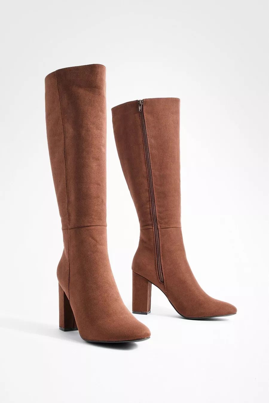 Knee High Heeled Boots | boohoo (US & Canada)