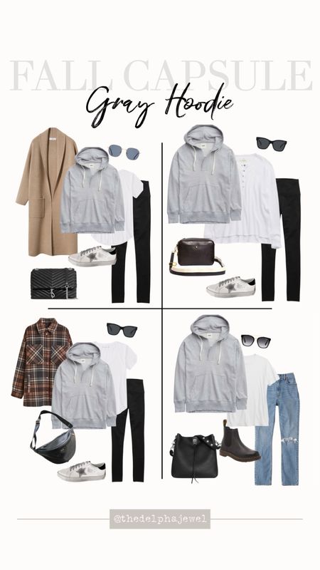 Fall capsule: basic closet, staples for fall
Four outfit ideas for this gray hoodie 

Basic casual style, capsule wardrobe, gray hoodie, legging style, street style, oversized coatigan, casual fall style, real mom style, Madewell style, over 40 style

 

#LTKSeasonal #LTKstyletip #LTKunder100