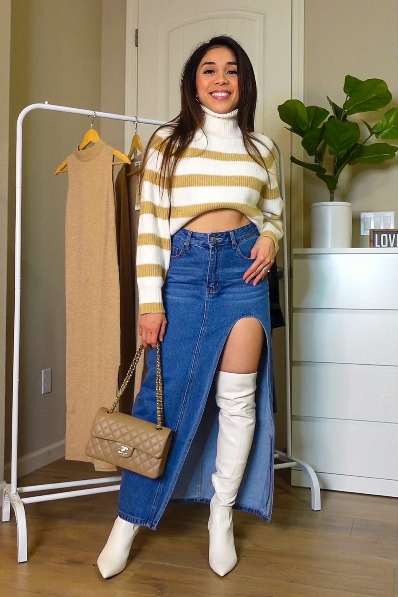 Denim Maxi Skirt in 2 ways ❤️ The exact skirt is out of stock but I found some similar ones  

#LTKFind #LTKstyletip #LTKunder50