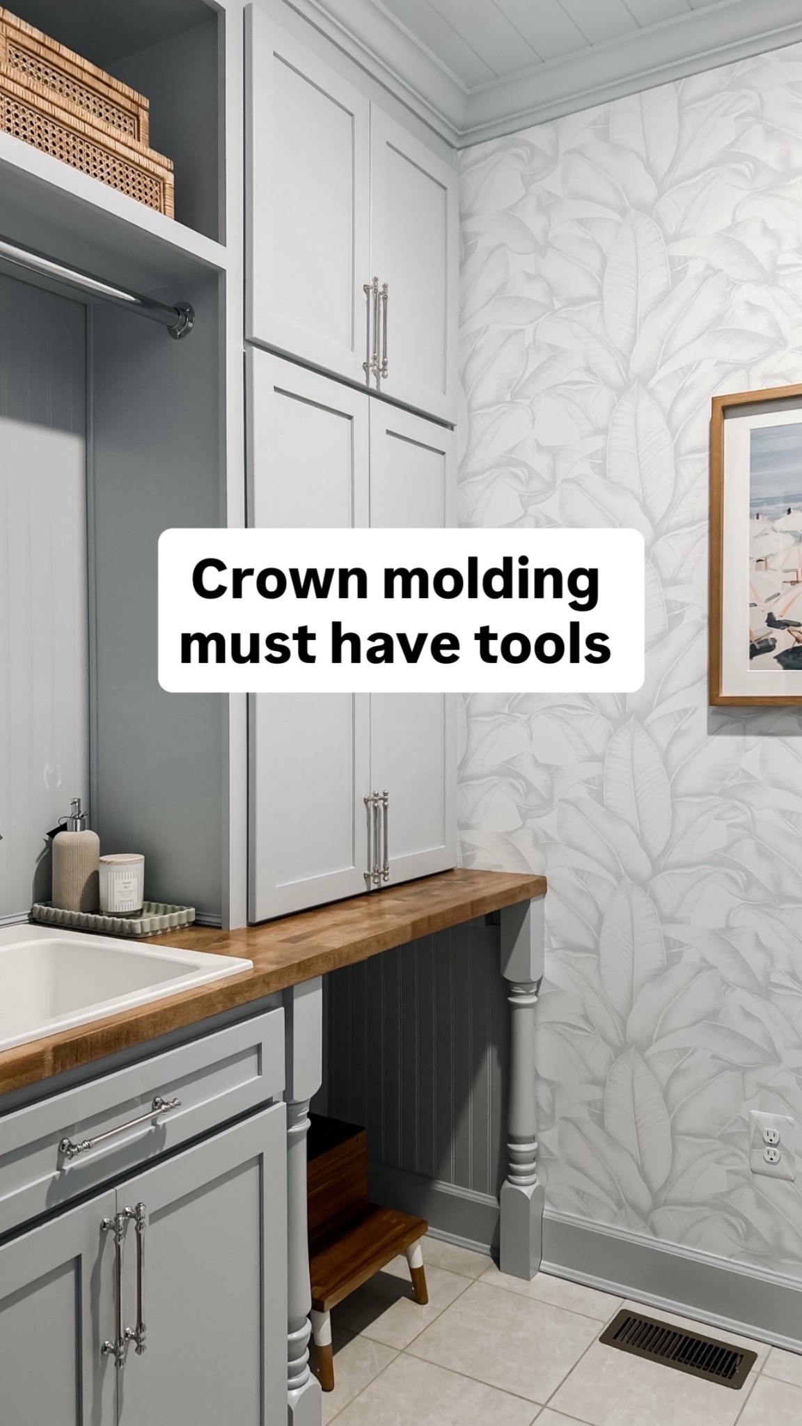 These are my must have tools for crown molding installation. It’s an easy install everytime! 

#LTKOver40 #LTKHome