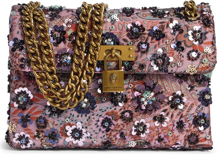 Kurt Geiger London Sequin Flower Mini Brixton Shoulder Bag | Nordstromrack | Nordstrom Rack