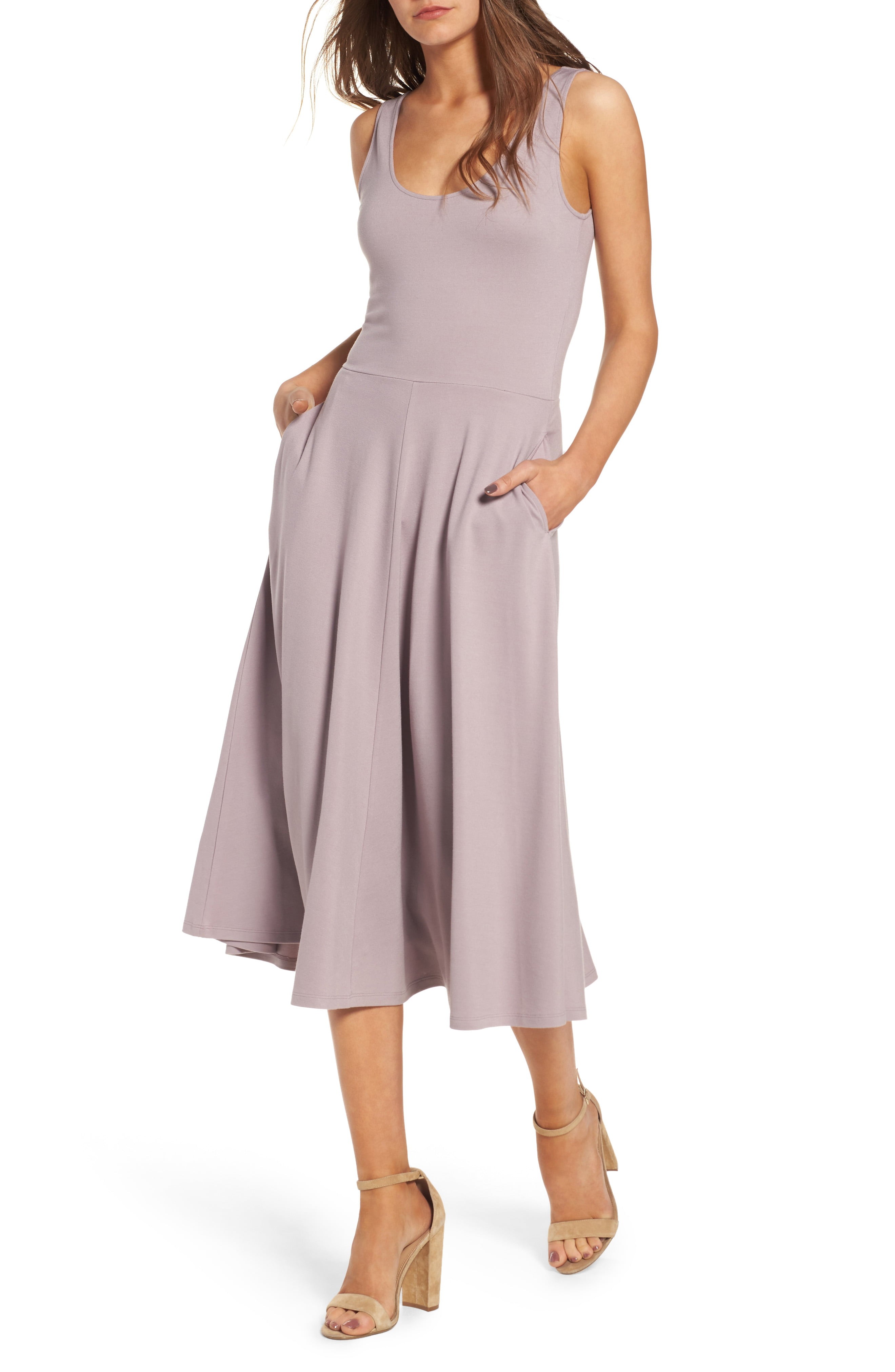 Stretch Knit Midi Dress | Nordstrom
