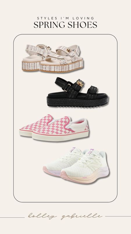 Some new spring shoe arrivals I’m LOVING✨🤩👏🏼 all the sandals & pretty colors! 

Steve Madden / new balance / vans / Zappos / spring outfit inspo / Holley Gabrielle 

#LTKSeasonal #LTKfindsunder100 #LTKshoecrush