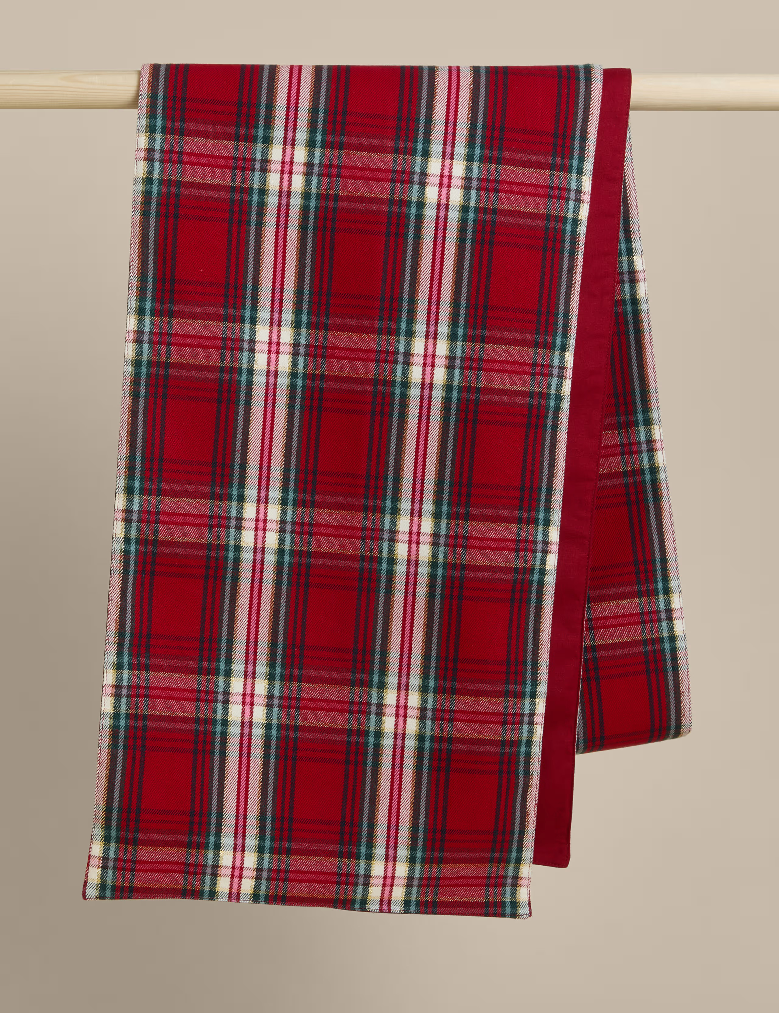 Cotton Rich Tartan Table Runner | Marks & Spencer (UK)