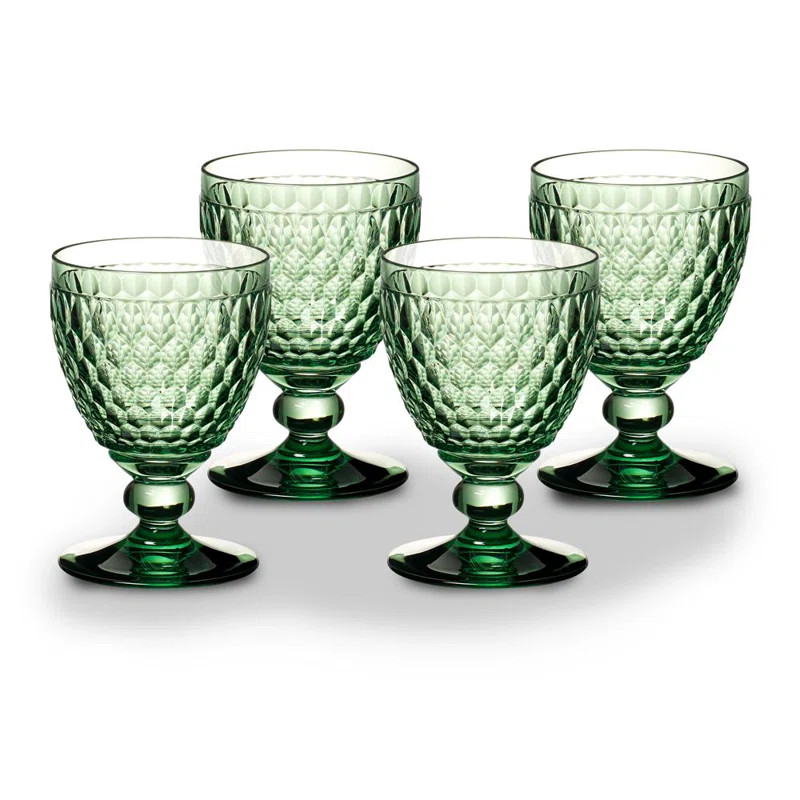 Villeroy & Boch Boston Colored Lead Free Crystal Goblet Set | Wayfair North America