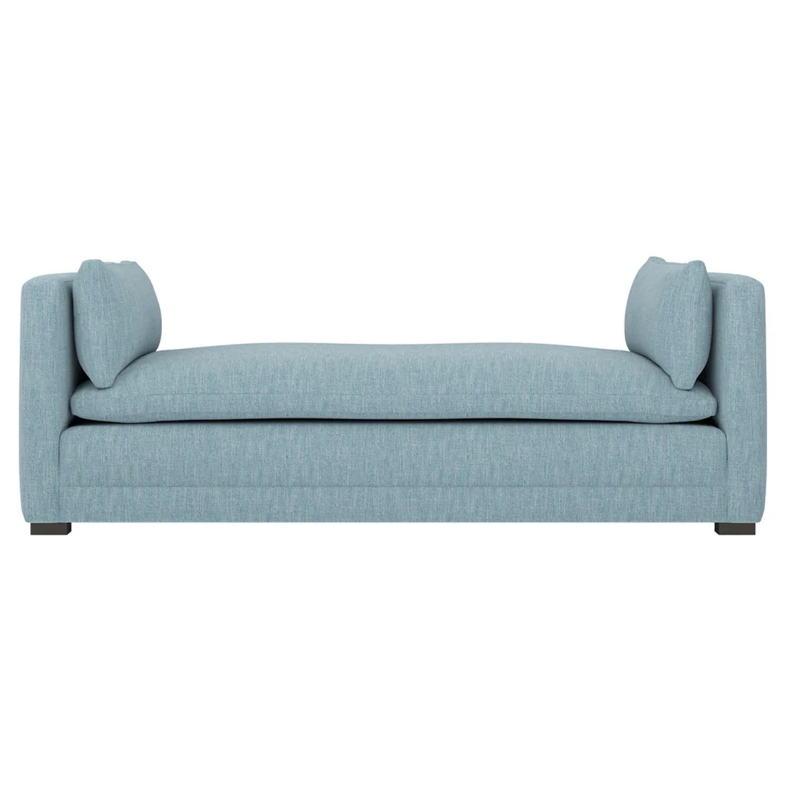 Olivia Eggshell Blue Performance Daybed | Kathy Kuo Home