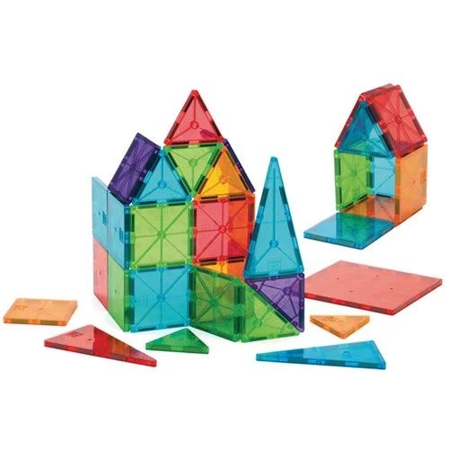 Magna-Tiles 32-Piece Clear Colors Set ? The Original, Award-Winning Magnetic Building Tiles ? Cre... | Walmart (US)