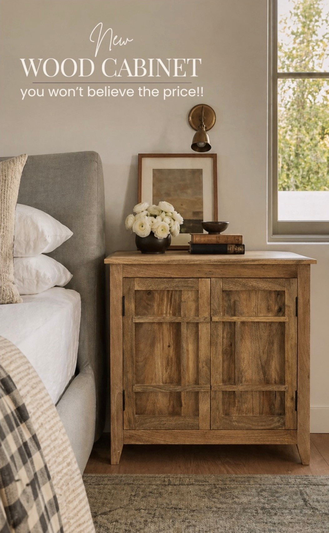 A high-end look for way less 👏 This wood cabinet instantly elevated this space and I love the warm, collected feel it adds 🤍 
At Home Store | bedroom nightstand | cabinet | Etsy | quince | target 
Linking it here
#ltkhome #cozyhome #furniturefind #neutralhome


#LTKSaleAlert #LTKHome