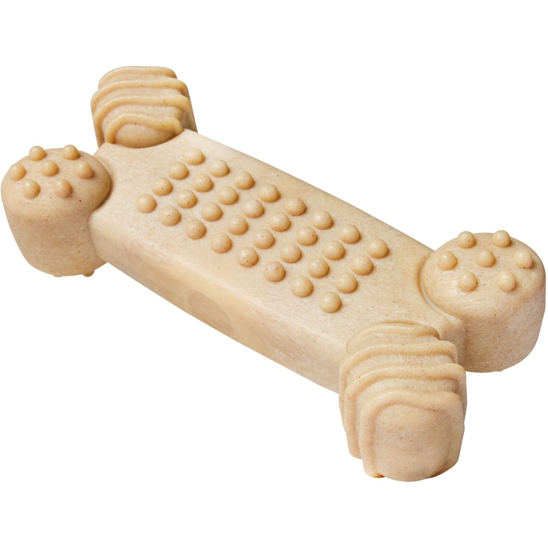 Frisco Peanut Butter Flavored Textured Bone Nylon Chew Dog Toy for Heavy Chewers, Large | Chewy