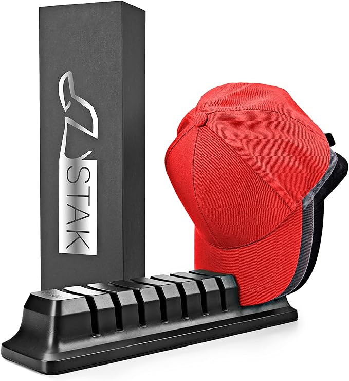 Hat organizer for baseball caps - hat holder for 10 baseball caps - No install required cap rack ... | Amazon (US)