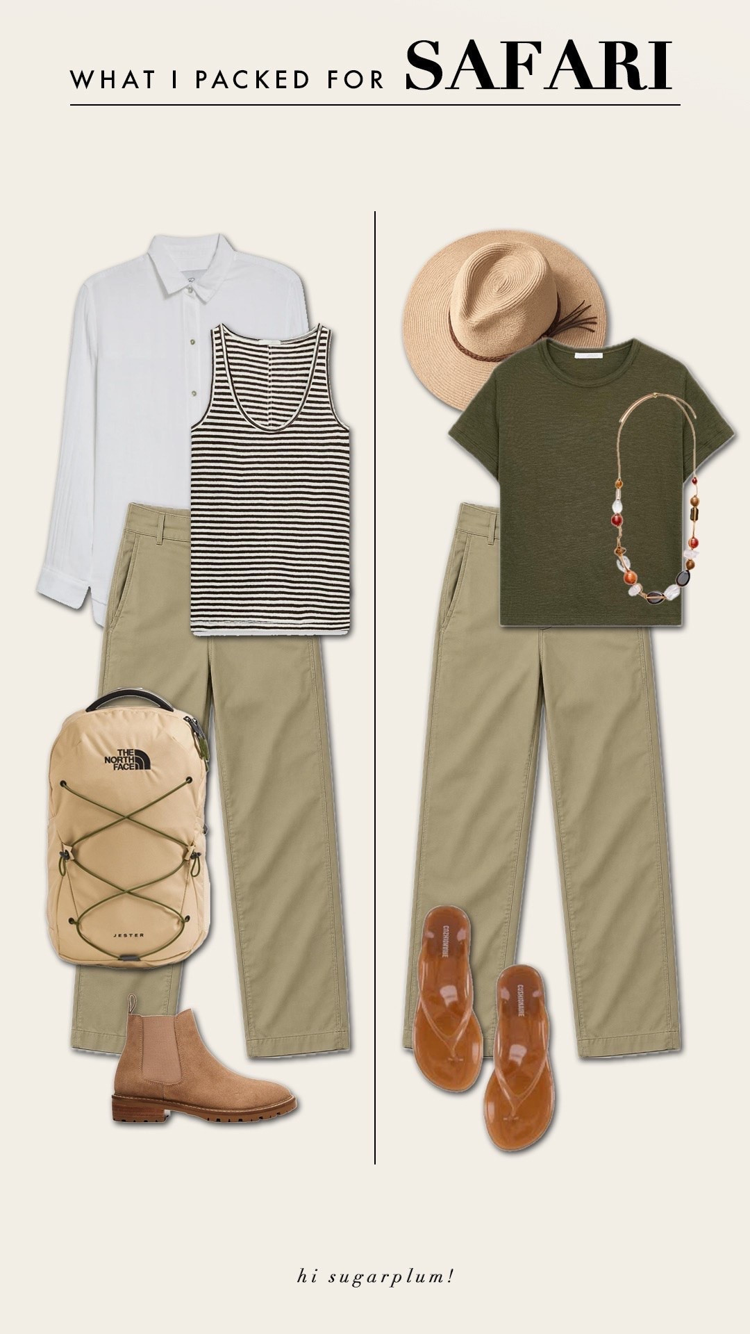 What I Packed for Safari | Hi Sugarplum!

#LTKTravel #LTKOver40 #LTKdayinmylife