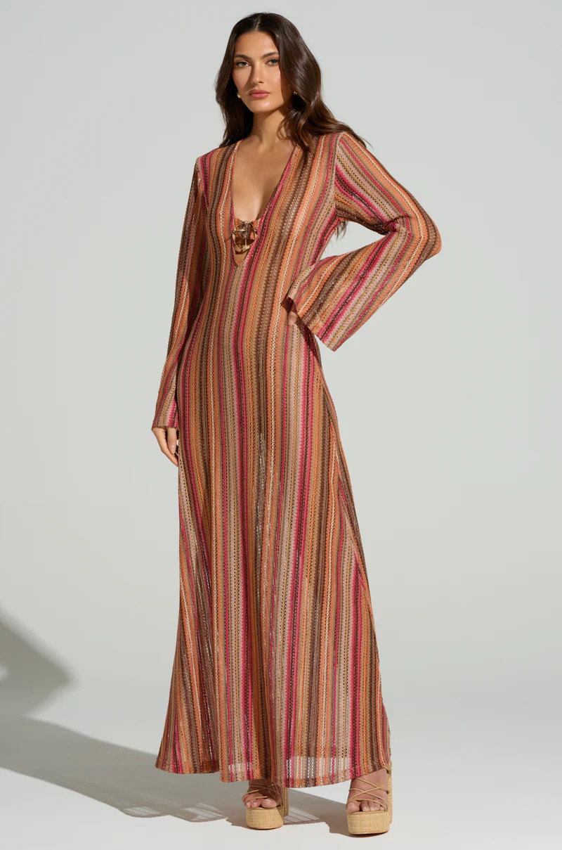 IBIZA DREAMIN CROCHET MAXI DRESS | AKIRA