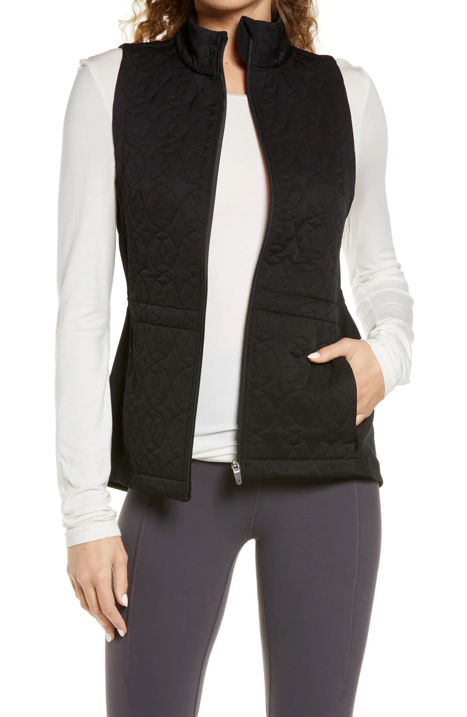 Sweaty Betty Fast Track Water Resistant Thermal Running Vest | Nordstrom | Nordstrom