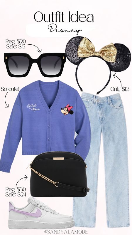 Disney outfit idea!

Cardigan, jeans, sunglasses, Crossbody purse, Minnie, mouse, ears, Nike sneakers  

#LTKfit #LTKstyletip #LTKSeasonal