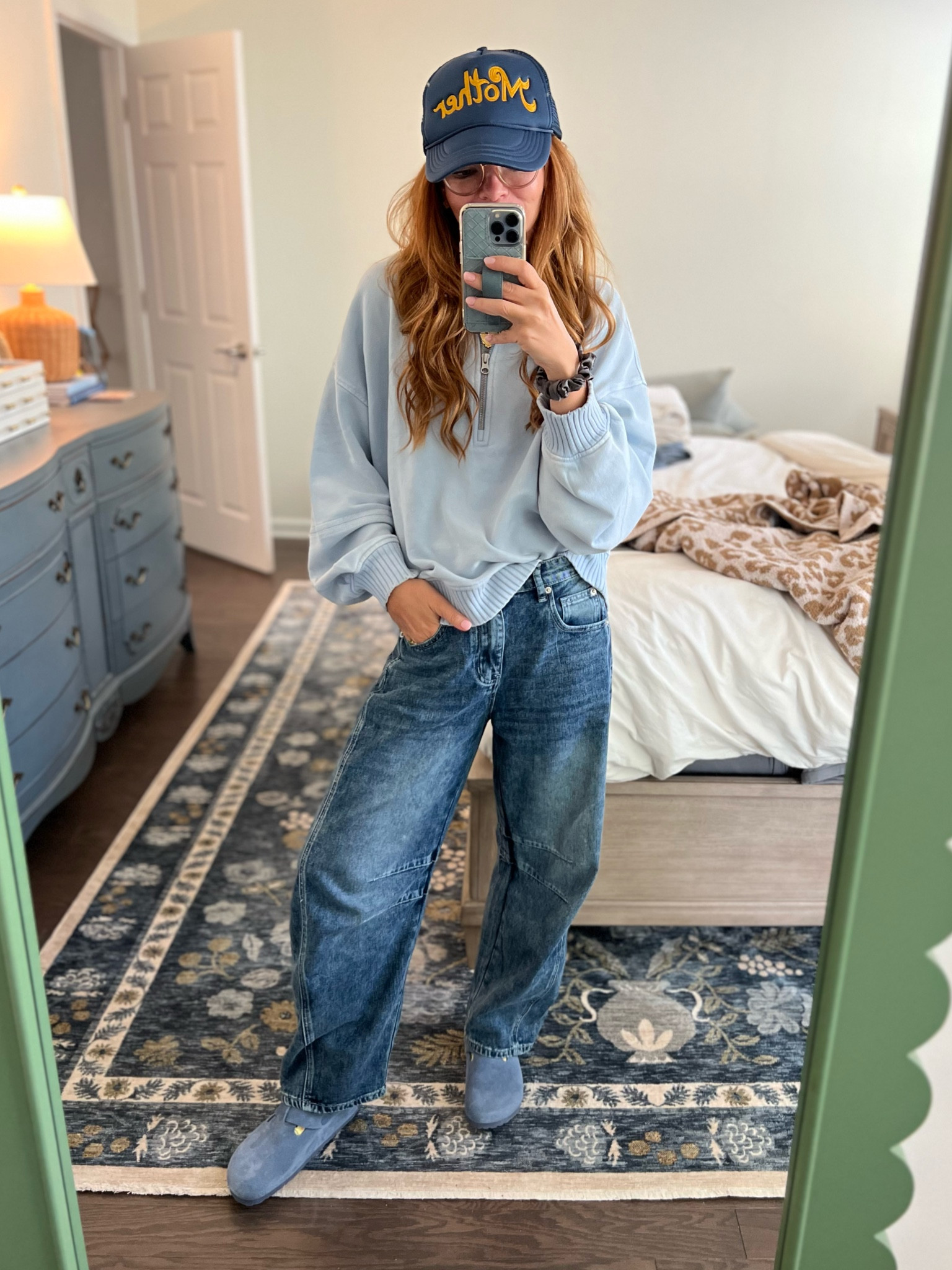 A throwback fit to last fall. I can’t wait to wear these again at some point when they fit… and I’ll probably order a larger size to be able to wear them sooner. 



#LTKFindsUnder50 #LTKStyleTip