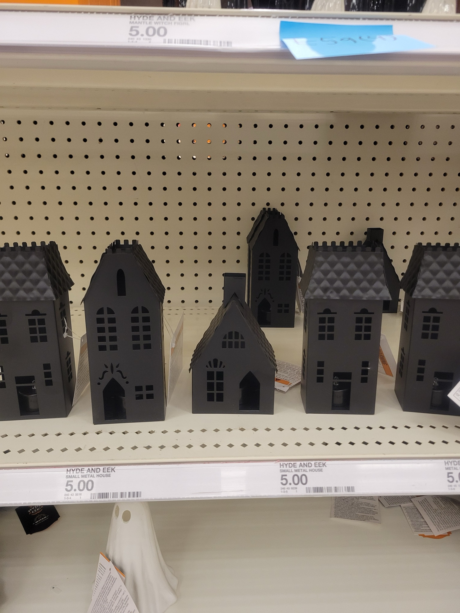 $5 light up houses for halloween. Metal. October spooky cute decor at Target. Decoration. Village.  

 #LTKSeasonal #LTKHome #LTKStyleTip