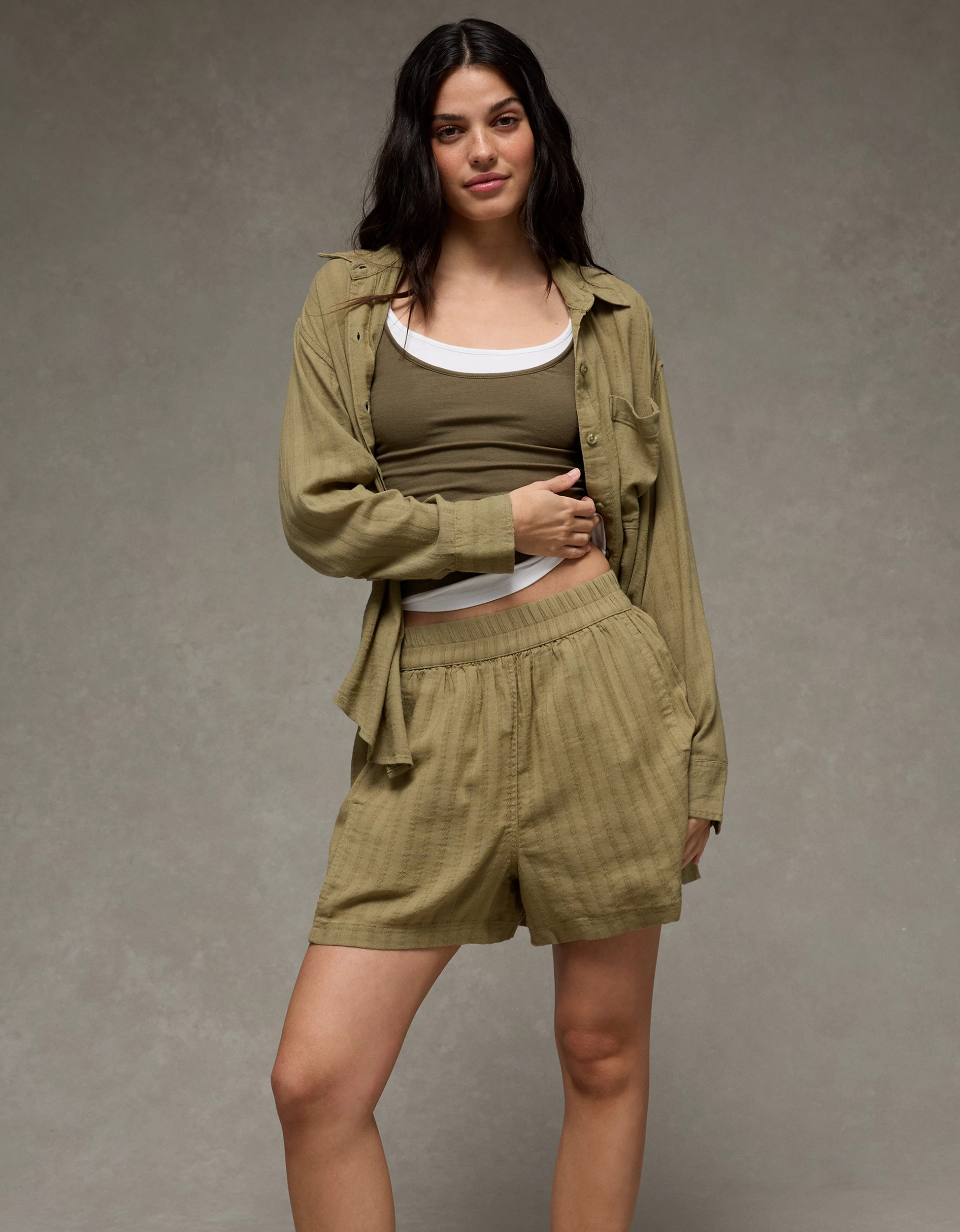 AE Stretch High-Waisted Soft Short | American Eagle Outfitters (US & CA)