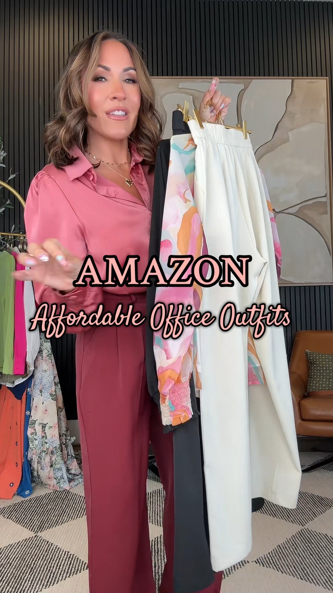 Serving up luxe office vibes… but make it Amazon! 🌸🍒

This satin button-up + wide leg pant combo is giving boardroom baddie on a budget. Chic, polished, and under $50 for the whole look? Yes, please.

Wearing:
Top – Small
Pants – XS Long
I’m 5’2”, 130 lbs, 34DD, 25” waist

#AmazonFashion #OfficeOutfit #WorkWearStyle #affliate #ChicAndAffordable #AmazonFinds #PetiteStyle #StyleInspo #LTKStyle #AmazonOOTD #PetiteFashion

#LTKWorkwear #LTKPetite #LTKStyleTip