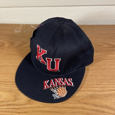 Vintage KU Kansas Basketball Classic Sportswear Adjustable Cap/Hat - Made In USA | eBay AU