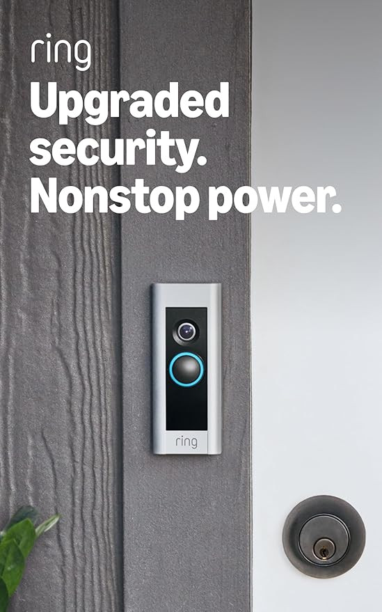 Like-New Ring Wired Doorbell Plus - Upgraded, with added security features and a sleek design (ex... | Amazon (US)