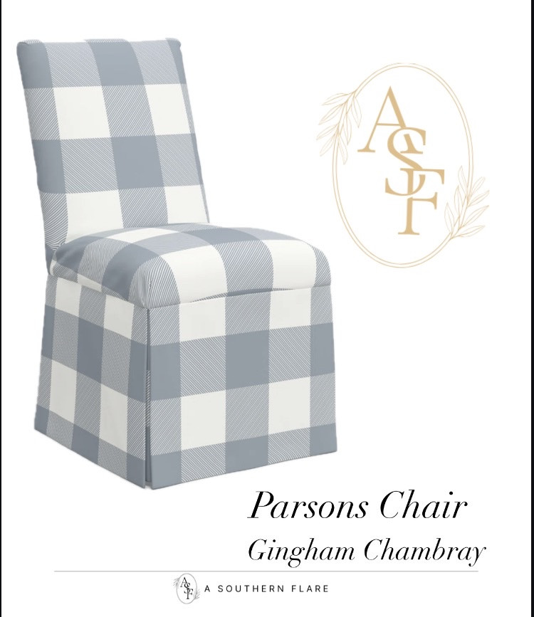 Home Accessories/ Parson Chairs/ High/Low Home Decor