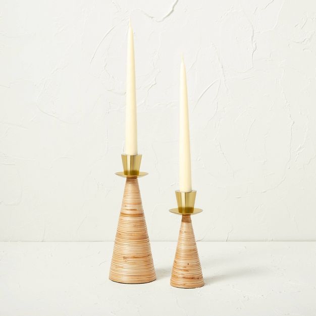 Brass Candle Holder - Opalhouse™ designed with Jungalow™ | Target
