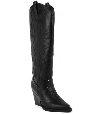 Sugar Women's Nails Studs Pointed Toe Boots - Macy's | Macy's