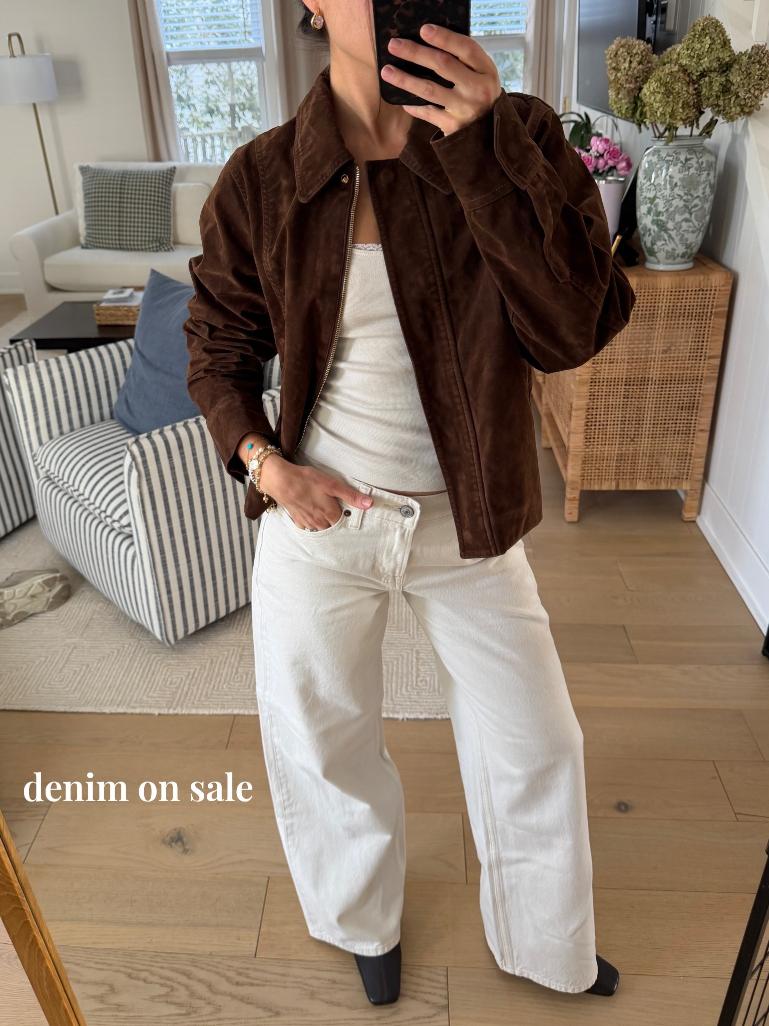 [3/2/26] jeans currently on sale for 20% off in app with code AF20 + linking other favorites on sale! Jacket is greybandit, code is always viv15 | Offer valid in the app only 2/26/2026-3/2/2026 in US/CA. Exclusions apply as indicated. Discount reflects in cart to applicable merchandise with promo code.

#LTKPetite #LTKSpringSale #LTKSeasonal