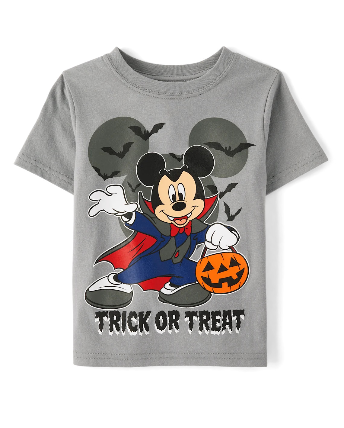 Toddler Boys Trick Or Treat Mickey Graphic Tee - gray | The Children's Place