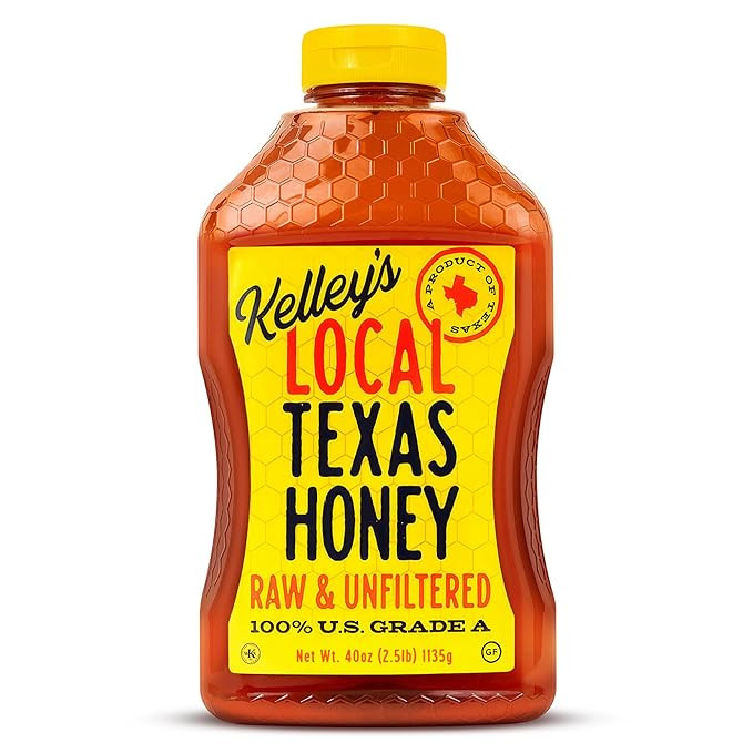 Kelley's Local Texas Honey, 40 oz – 100% Pure, Raw & Unfiltered – All-Natural American Honey ... | Amazon (US)