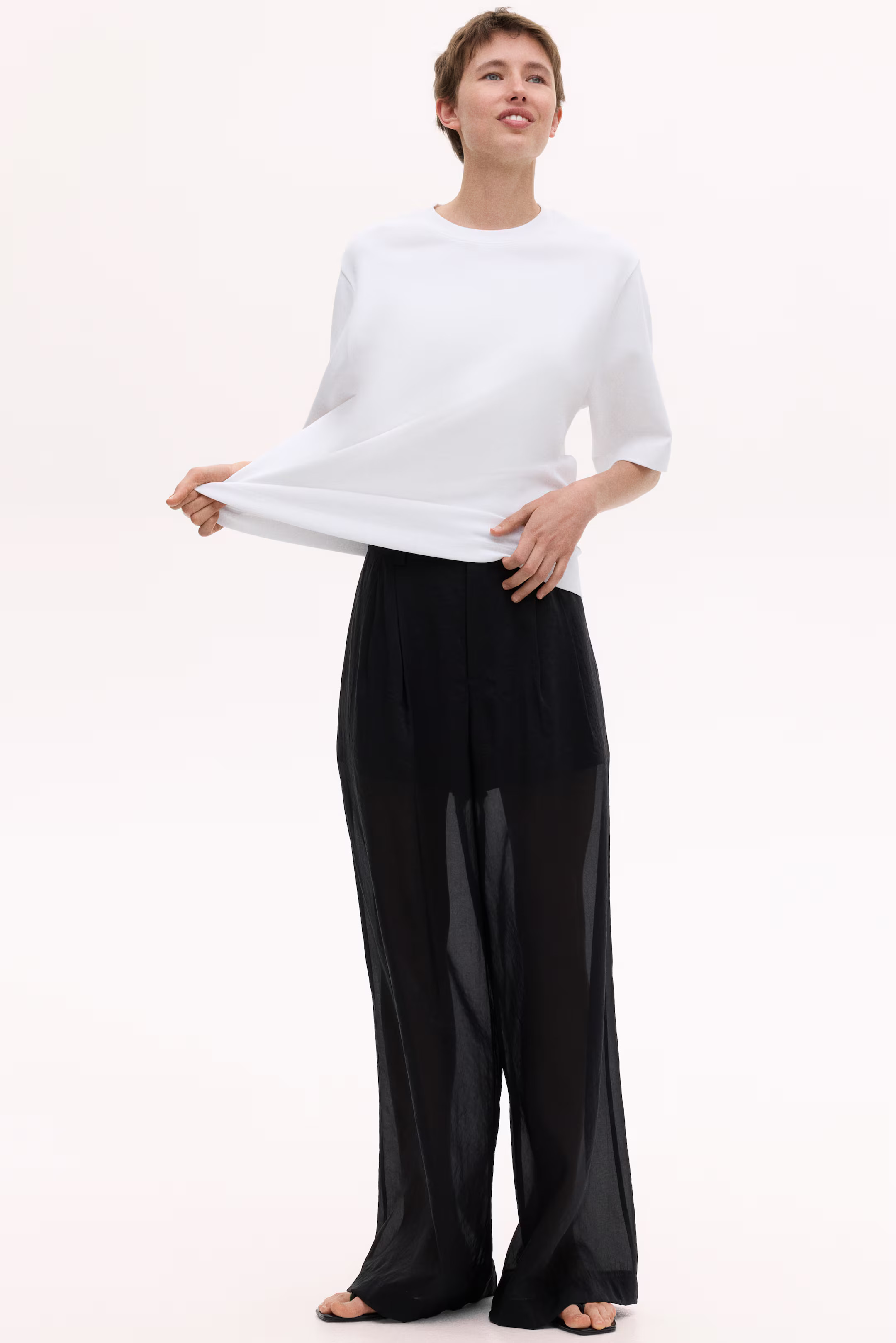 Boxy Interlock T-Shirt | H&M (US + CA)