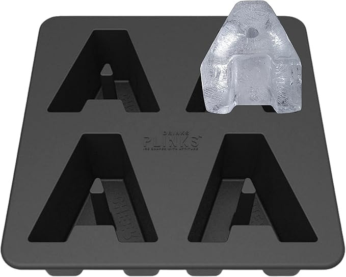 DRINKSPLINKS L Silicone Ice Mold for Whiskey – Letter L Ice Cube Mold Trays - Big Letter L Ice ... | Amazon (US)