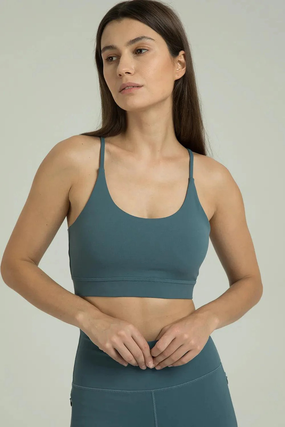 Dreamlux Strappy Sports Bra w/ Bowknot Back | Colorfulkoala