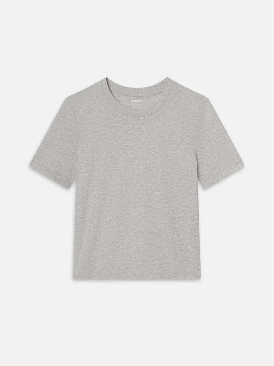 BABY TEE HEATHER GREY | Frame Denim