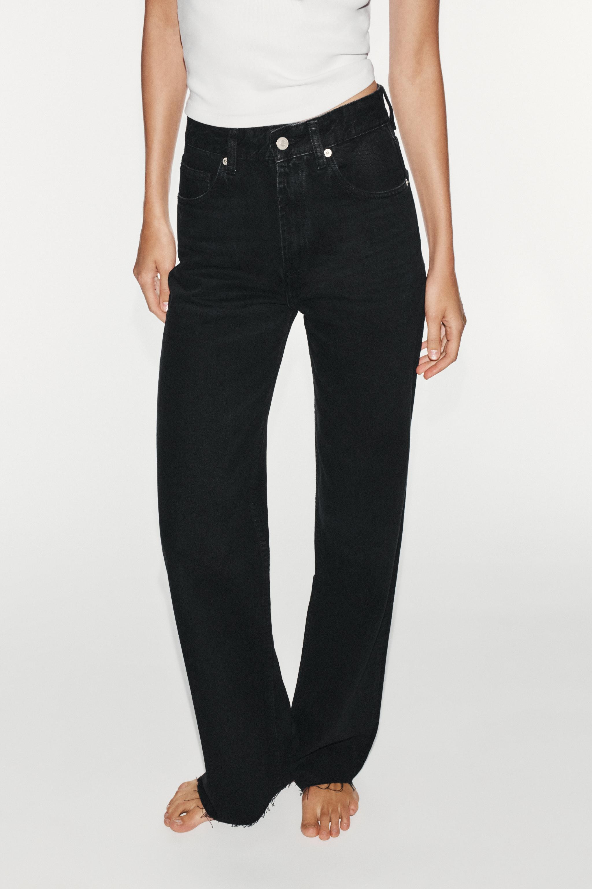 TRF HIGH-RISE WIDE LEG JEANS | Zara US