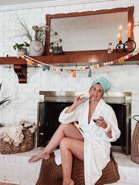 Fall vibes and darker nights means I’m all about a girls night in, all the pampering, and cozying up to the fire place. #nuface #nufacebeauty #volohair #hairtowel #microfibertowel #selfcare #bondisands #homedecor

#LTKsalealert #LTKSeasonal #LTKbeauty