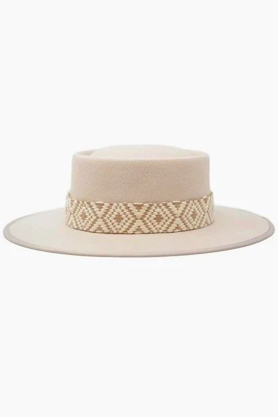 Lyndi Wool Felt Hat (Blush) | Gunny Sack and Co
