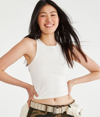 Seriously Soft High-Neck Tank | Aeropostale