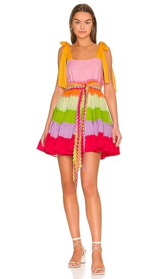 Heidi Mini Dress in Mix Color | Revolve Clothing (Global)