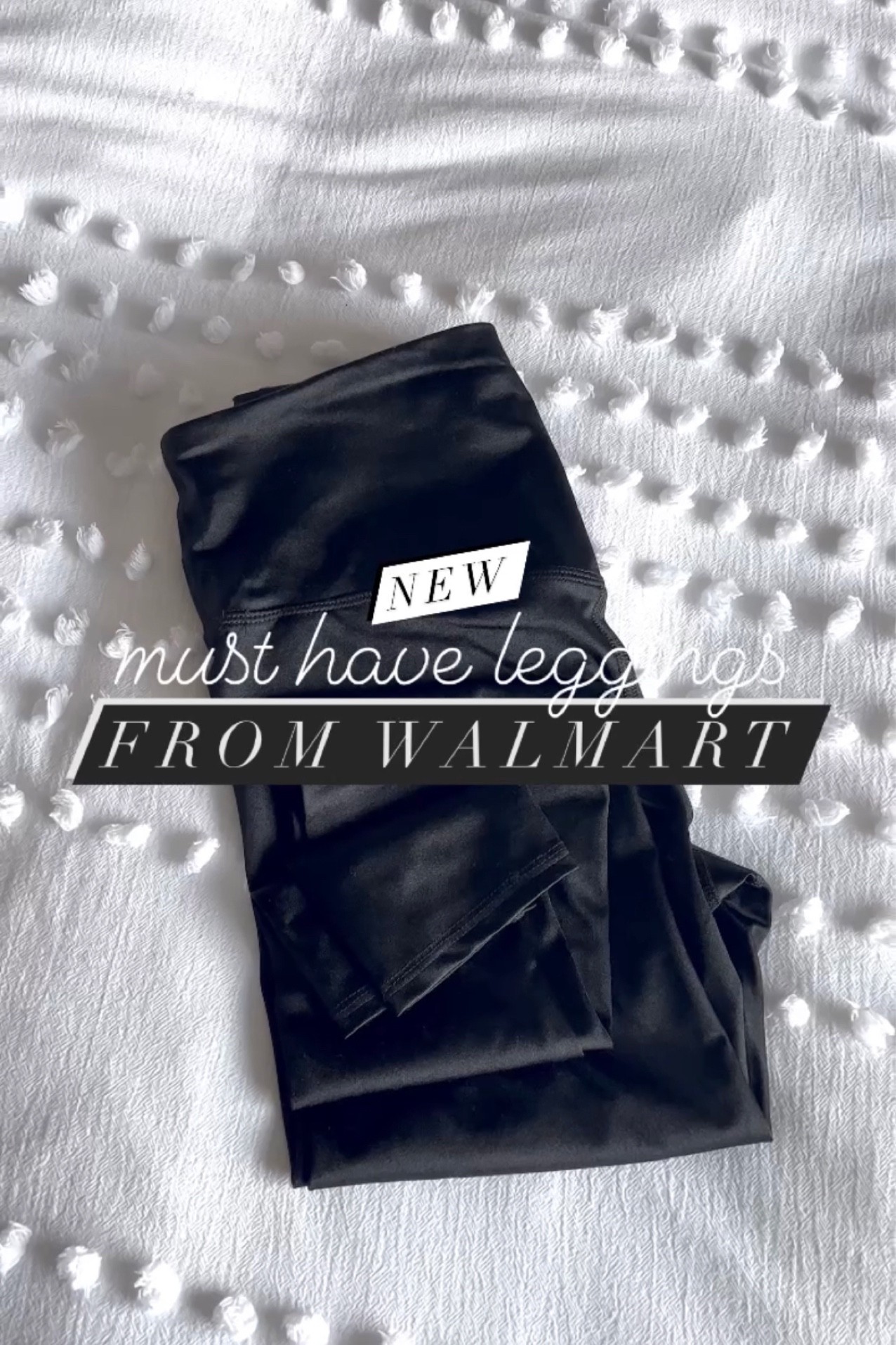 New must have shine black leggings from Walmart! #walmartfashion #walmartfaves #walmart 

#LTKSeasonal #LTKunder50 #LTKstyletip