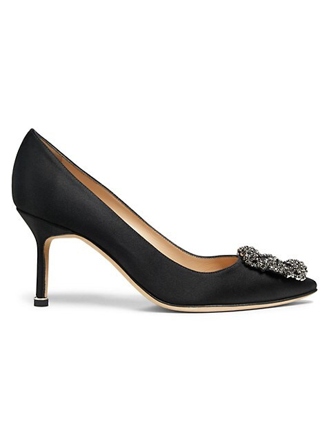 Hangisi 70 Embellished Satin Pumps | Saks Fifth Avenue