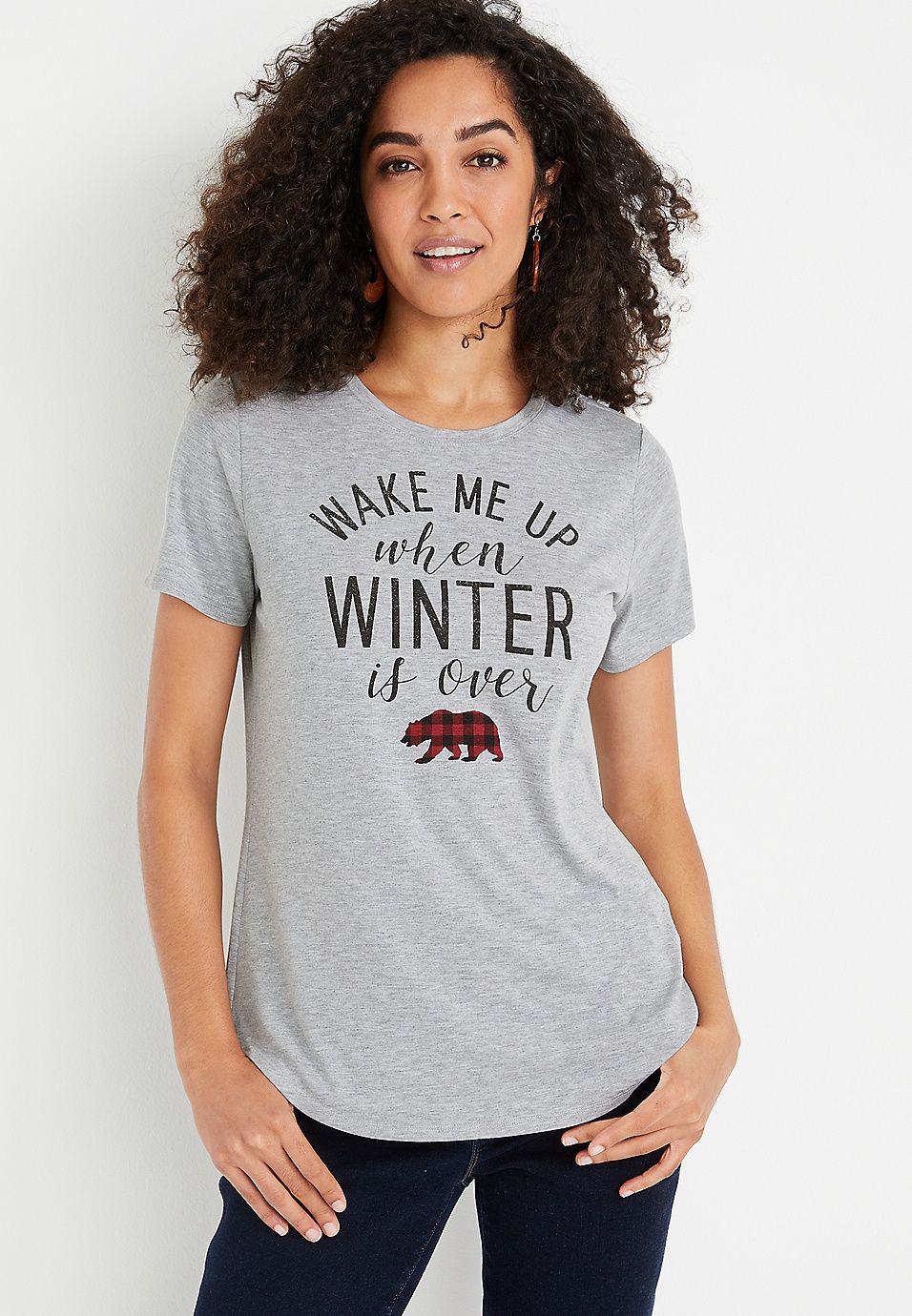 Wake Me Up When Winter Is Over Graphic Tee | Maurices