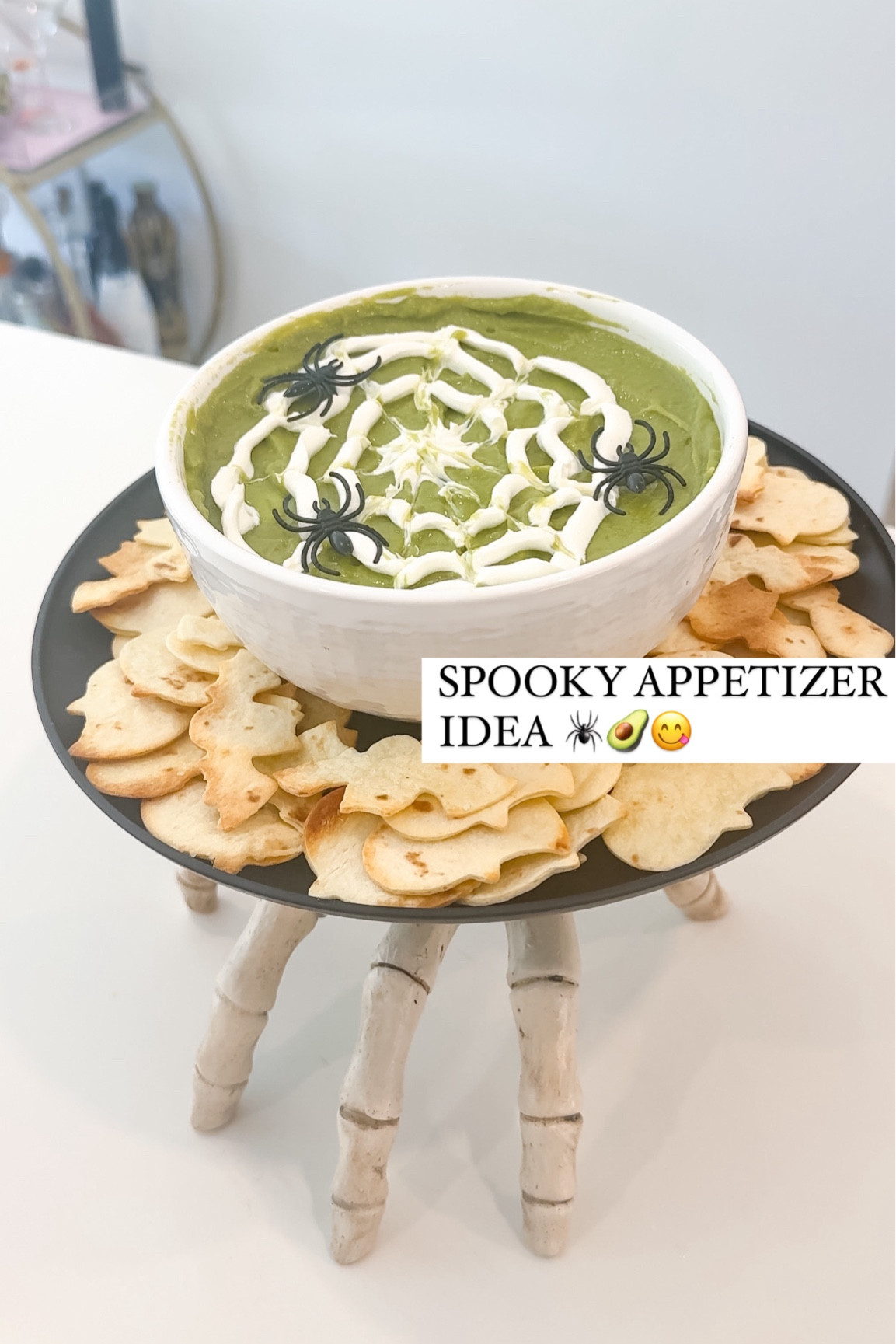 Links to everything I used to make the spooky appetizer 

BAKED CHIPS
• cut tortillas into desired shapes using cookie cutters 
• evenly space out chips on a cookie sheet lined with parchment paper
• spray with light coat of oil 
• top with desired toppings
• bake in oven at 375 for 5-7 minutes 

#LTKFallSale #LTKFamily #LTKSeasonal