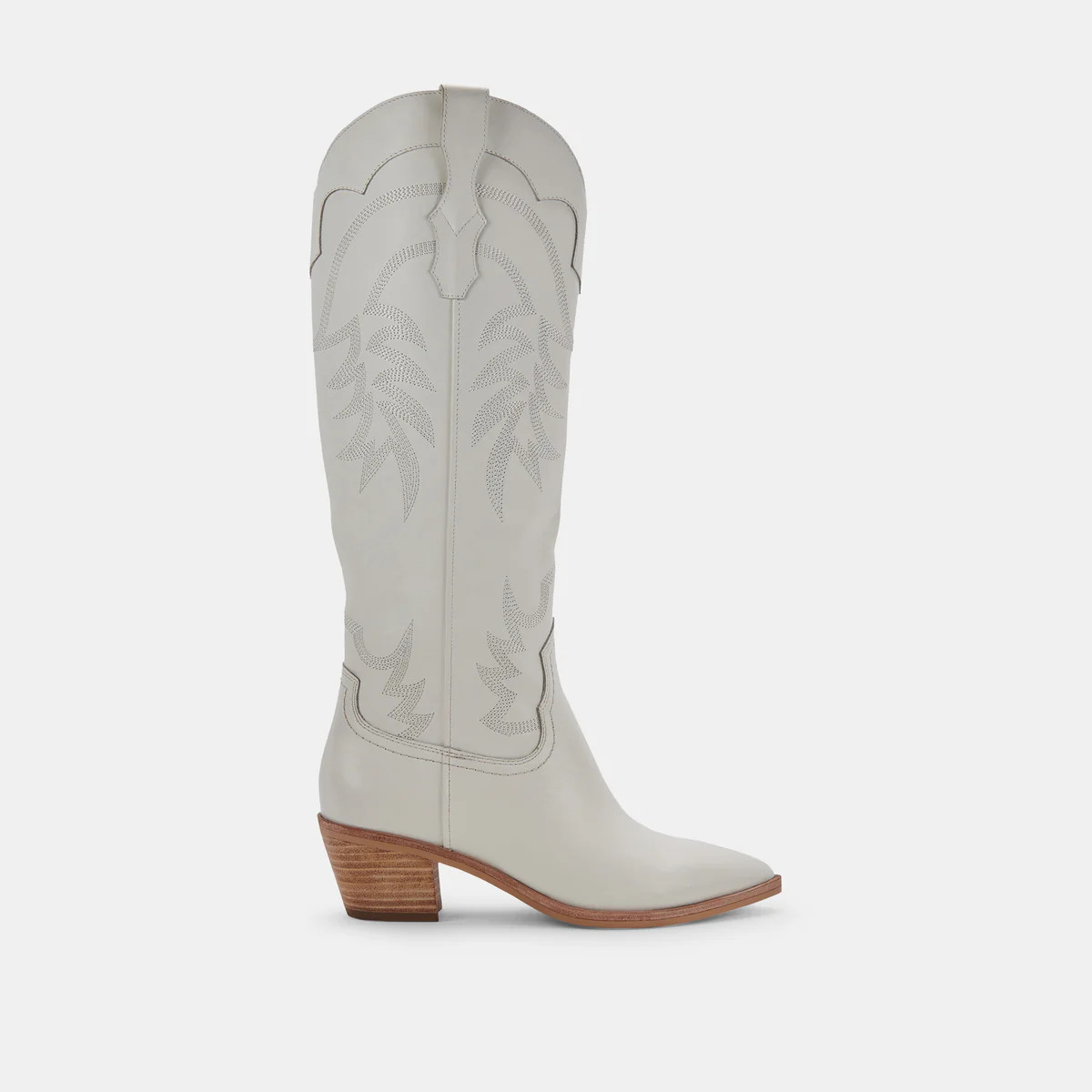 SOLIDA BOOTS WHITE LEATHER | DolceVita.com