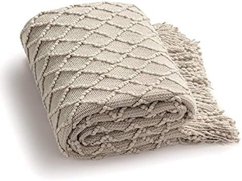 Bedsure Throw Blanket for Couch 50 x 60 inches - Knit Woven Summer Blankets, Cozy Lightweight Dec... | Amazon (CA)