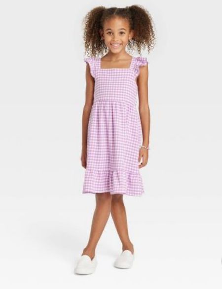 Flutter dress for girls. 

True to size. 

I can’t wait to go on a picnic with our girls in their little summer dresses! 

#LTKfamily #LTKGiftGuide #LTKkids