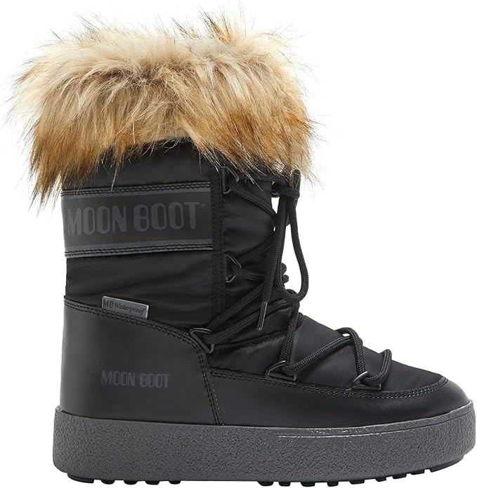 Amazon.com: Moon Boot LTrack Monaco Low WP Slip On Unisex Snow Boots, M5, W6, Black : Clothing, S... | Amazon (US)