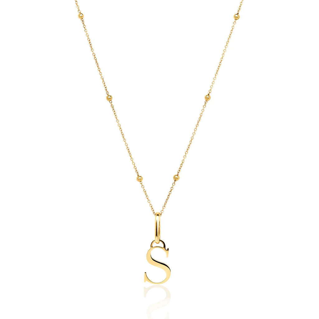 Initial Necklace (Gold) | Abbott Lyon