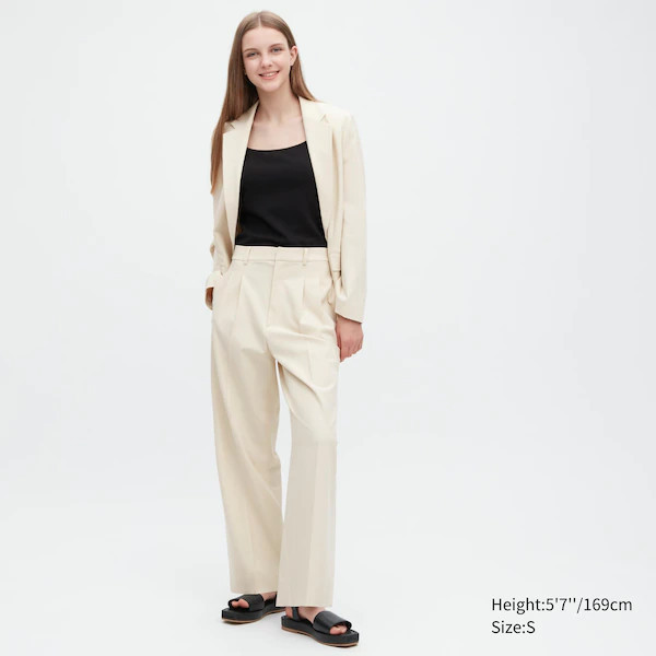 Wide-Fit Pleated Pants | UNIQLO (US)