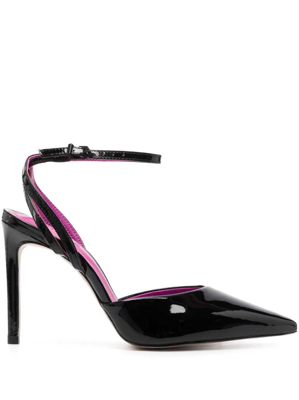 Schutz 110mm Patent Leather Pumps - Farfetch | Farfetch Global